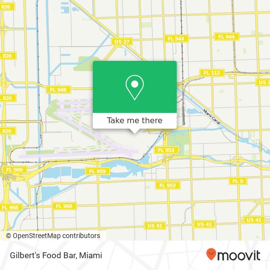 Gilbert's Food Bar, Miami, FL 33122 map