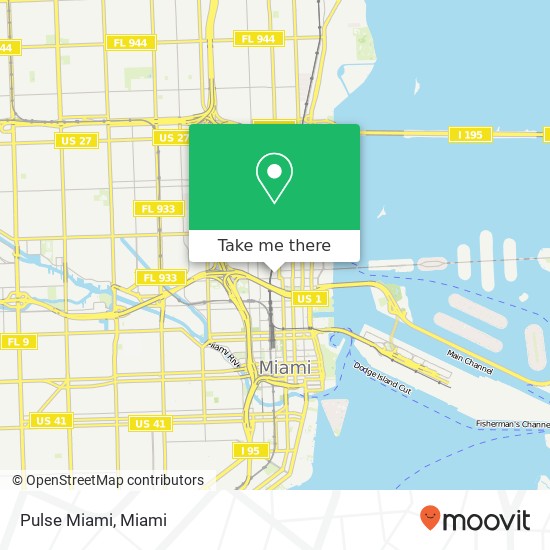 Pulse Miami map