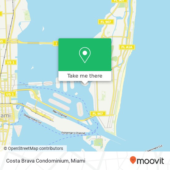 Costa Brava Condominium, 11 Island Ave Miami Beach, FL 33139 map