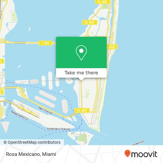 Mapa de Rosa Mexicano, 1111 Lincoln Rd Miami Beach, FL 33139