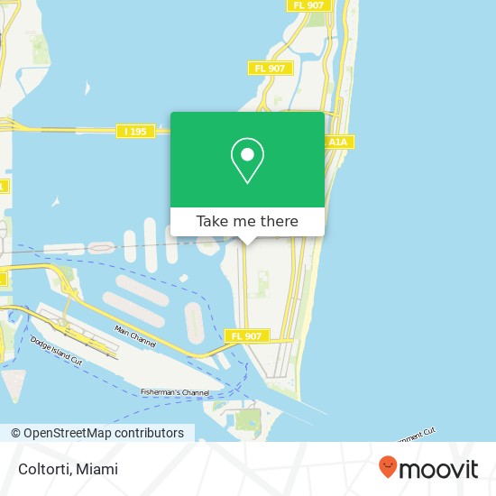Mapa de Coltorti, 1111 Lincoln Rd Miami Beach, FL 33139