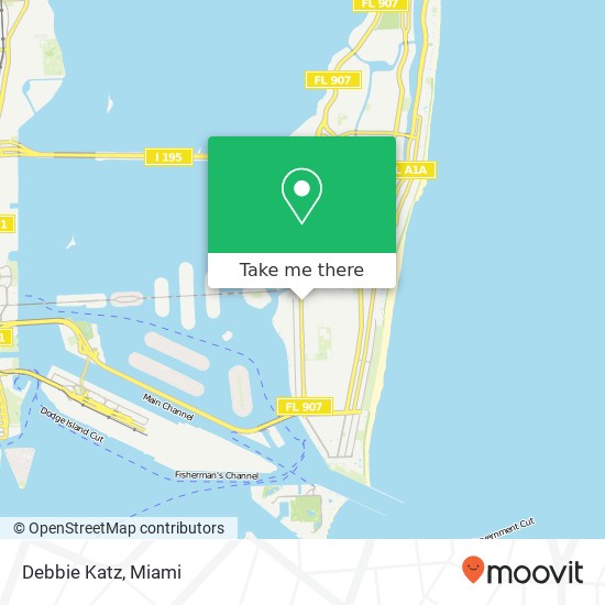 Debbie Katz, 1629 Alton Rd Miami Beach, FL 33139 map