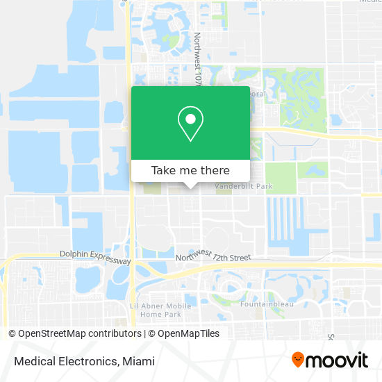 Mapa de Medical Electronics