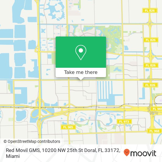 Red Movil GMS, 10200 NW 25th St Doral, FL 33172 map