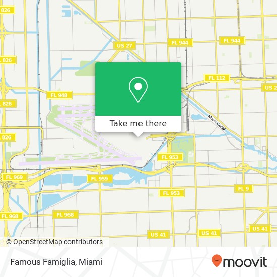 Famous Famiglia, Miami, FL 33122 map