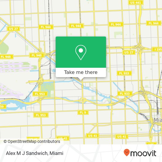 Alex M J Sandwich, 2038 NW 27th Ave Miami, FL 33142 map