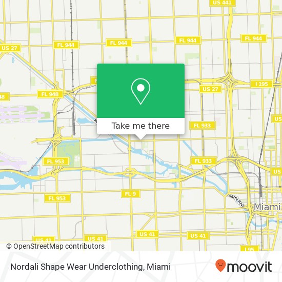 Nordali Shape Wear Underclothing, 2404 NW 20th St Miami, FL 33142 map