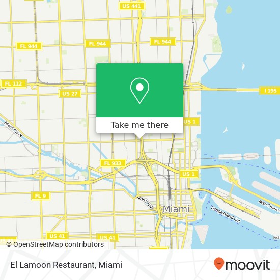 El Lamoon Restaurant, 645 NW 20th St Miami, FL 33127 map