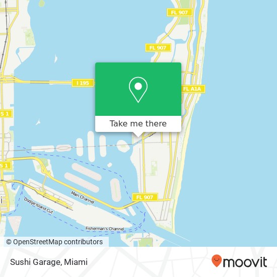 Sushi Garage, 1784 West Ave Miami Beach, FL 33139 map