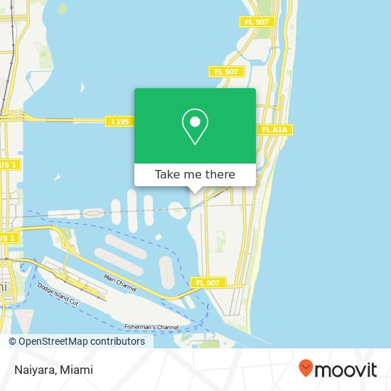 Naiyara, 1854 Bay Rd Miami Beach, FL 33139 map