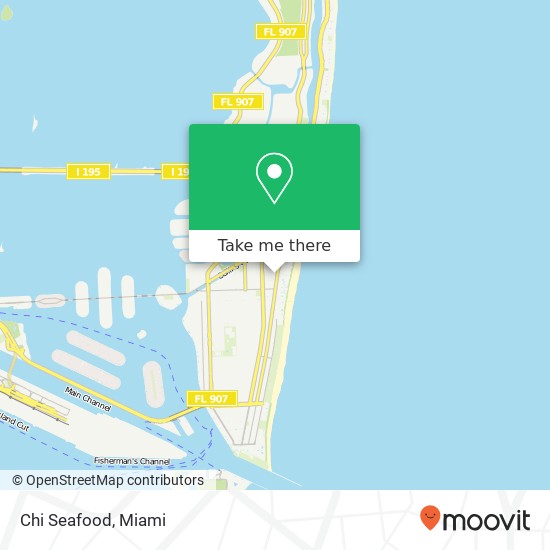 Chi Seafood, 1826 Collins Ave Miami Beach, FL 33139 map