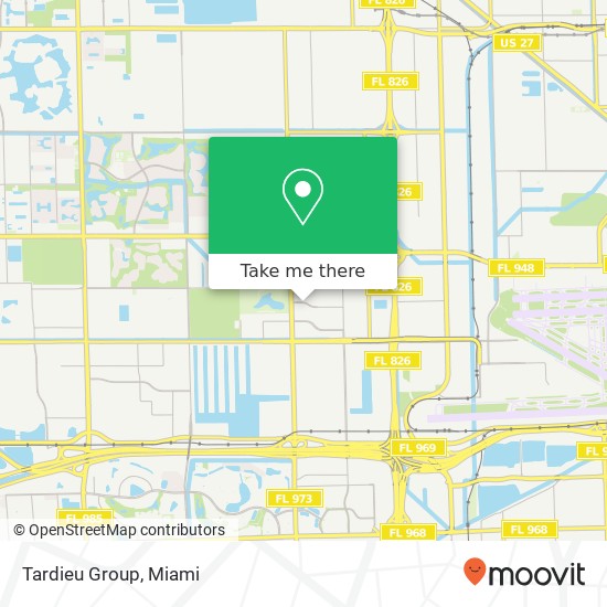 Mapa de Tardieu Group, 8600 NW 30th Ter Doral, FL 33122
