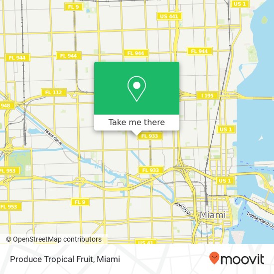 Produce Tropical Fruit, 1413 NW 23rd St Miami, FL 33142 map