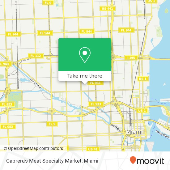 Cabrera's Meat Specialty Market, 1491 NW 22nd St Miami, FL 33142 map