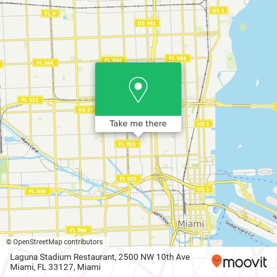 Laguna Stadium Restaurant, 2500 NW 10th Ave Miami, FL 33127 map
