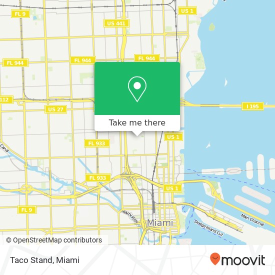 Mapa de Taco Stand, 313 NW 25th St Miami, FL 33127