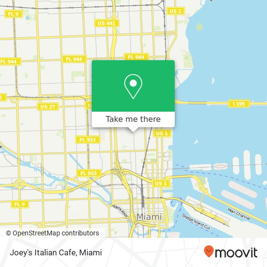 Joey's Italian Cafe, 2506 NW 2nd Ave Miami, FL 33127 map