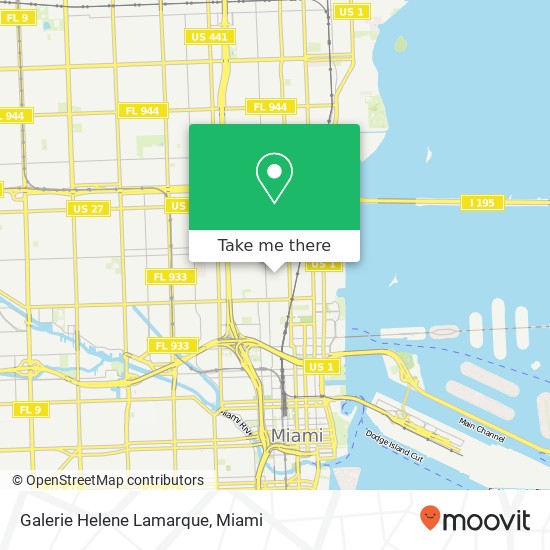 Mapa de Galerie Helene Lamarque, 125 NW 23rd St Miami, FL 33127