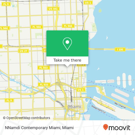 NNamdi Contemporary Miami map