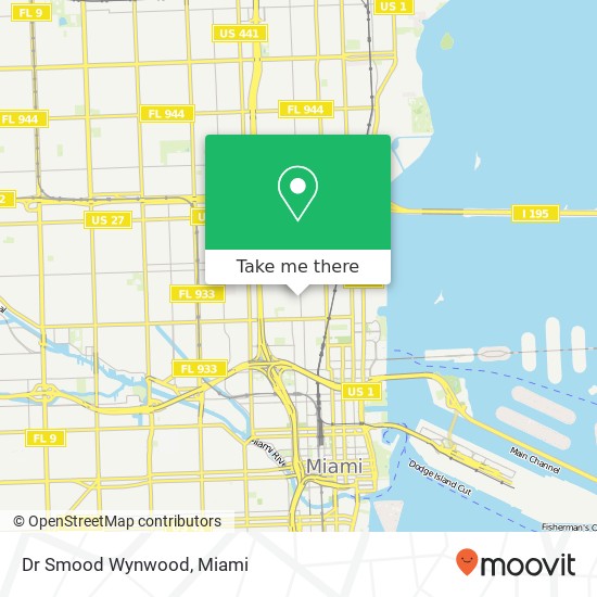 Mapa de Dr Smood Wynwood, 2230 NW 2nd Ave Miami, FL 33127