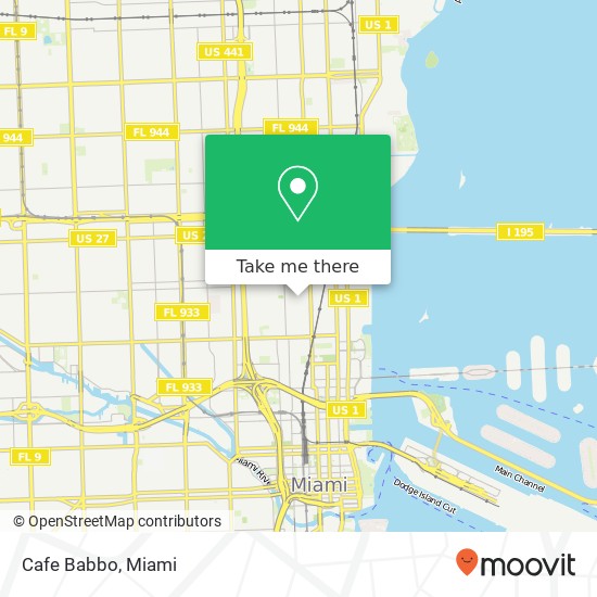 Cafe Babbo, 97 NW 25th St Miami, FL 33127 map