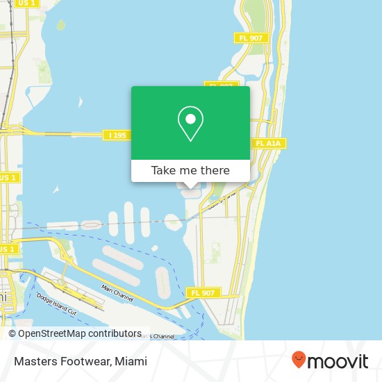 Masters Footwear, 1515 W 22nd St Miami Beach, FL 33140 map