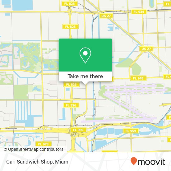 Cari Sandwich Shop, 3196 NW 72nd Ave Miami, FL 33122 map