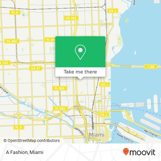 Mapa de A Fashion, 2811 NW 5th Ave Miami, FL 33127