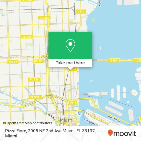 Pizza Fiore, 2905 NE 2nd Ave Miami, FL 33137 map