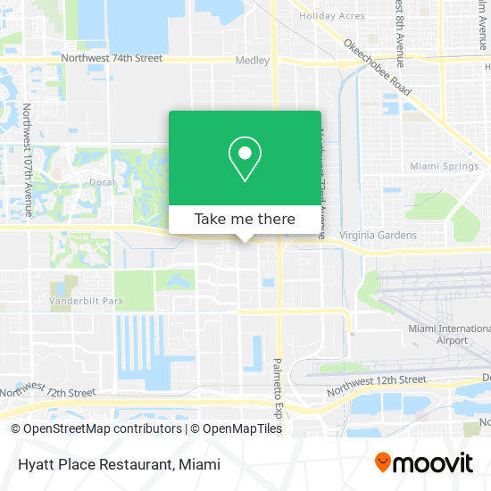 Hyatt Place Restaurant map