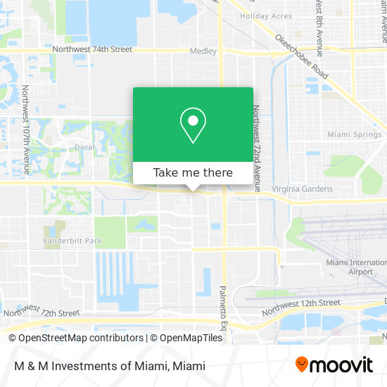 Mapa de M & M Investments of Miami