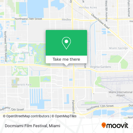 Docmiami Film Festival map