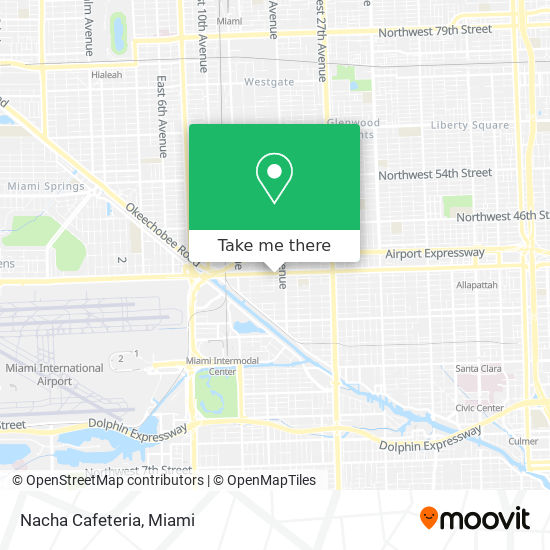 Nacha Cafeteria map