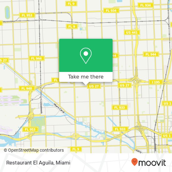 Restaurant El Aguila, 2291 NW 36th St Miami, FL 33142 map