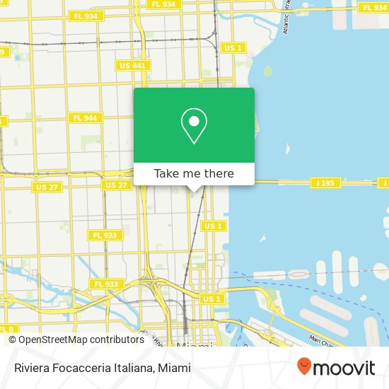 Riviera Focacceria Italiana, 3252 Buena Vista Blvd Miami, FL 33137 map