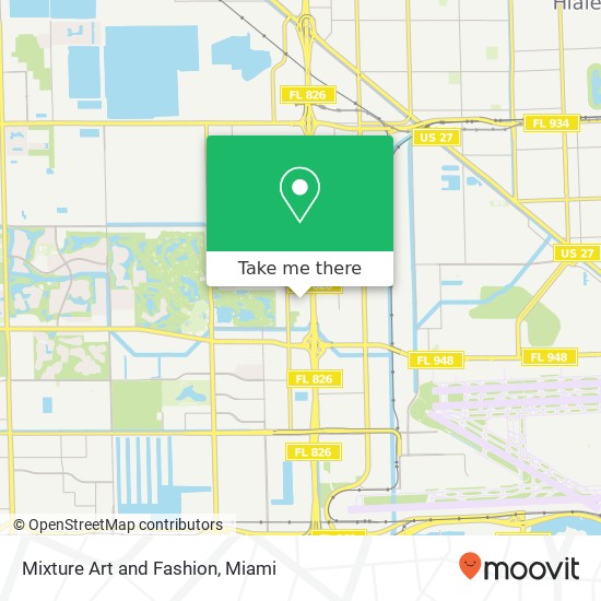 Mapa de Mixture Art and Fashion, 7791 NW 46th St Doral, FL 33166