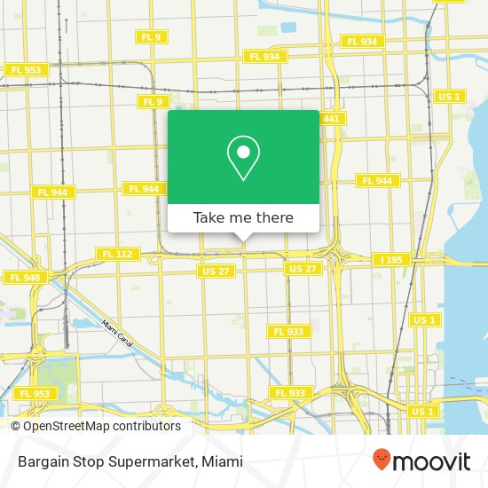 Bargain Stop Supermarket, 4202 NW 17th Ave Miami, FL 33142 map