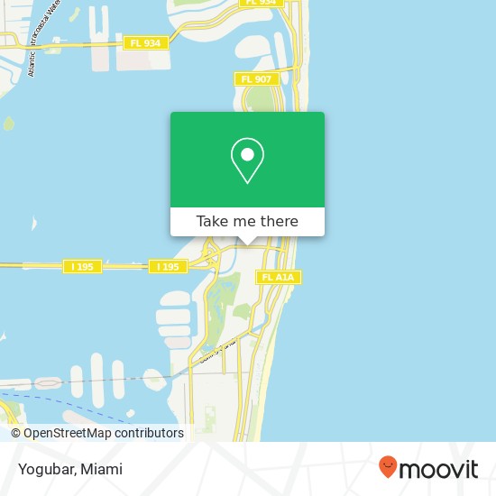 Yogubar, 544 Arthur Godfrey Rd Miami Beach, FL 33140 map