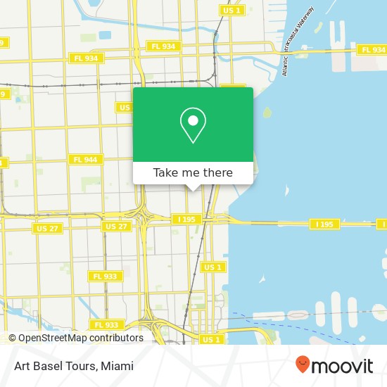 Art Basel Tours map