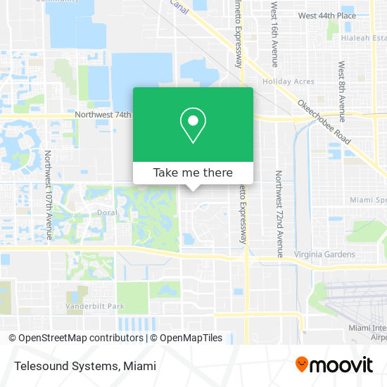 Telesound Systems map