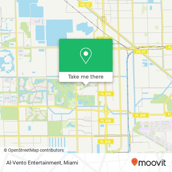 Al-Vento Entertainment map