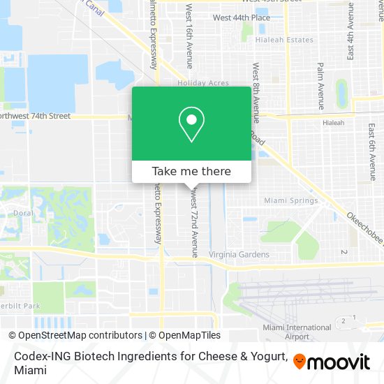Mapa de Codex-ING Biotech Ingredients for Cheese & Yogurt