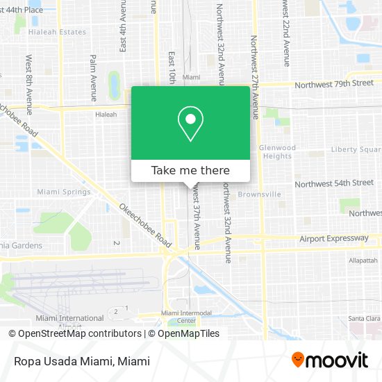 Ropa Usada Miami map
