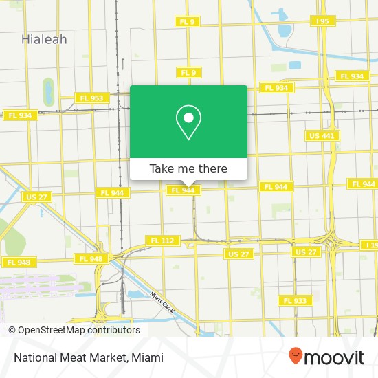 National Meat Market, 2737 NW 54th St Miami, FL 33142 map