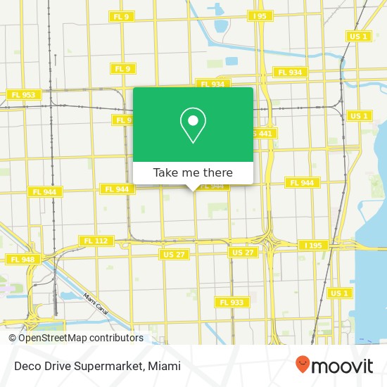 Deco Drive Supermarket, 5182 NW 17th Ave Miami, FL 33142 map