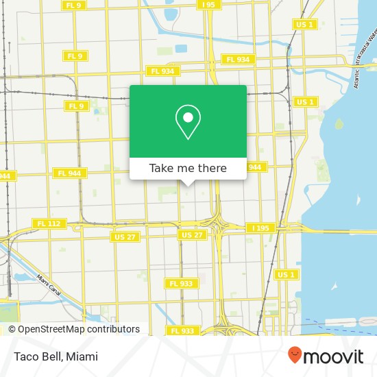 Taco Bell, 1075 NW 49th St Miami, FL 33127 map