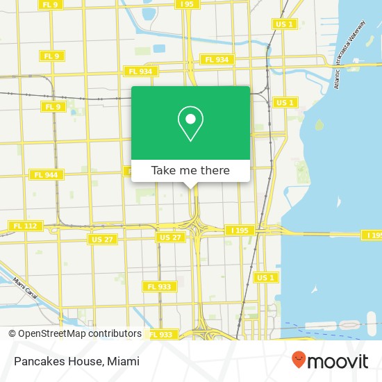 Mapa de Pancakes House, 680 NW 49th St Miami, FL 33127