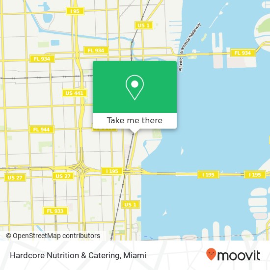 Hardcore Nutrition & Catering, 5084 Biscayne Blvd Miami, FL 33137 map