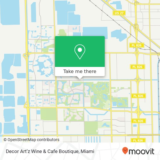 Decor Art'z Wine & Cafe Boutique, 9831 NW 58th St Doral, FL 33178 map