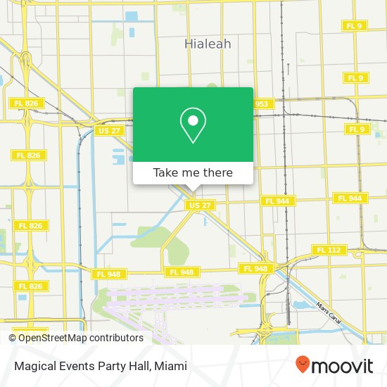 Magical Events Party Hall map